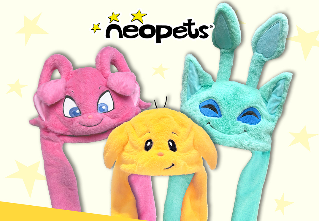 25周年特別版NeoHoods寵物帽共有3款寵物角色包括卡奇（Kacheek）、旋柔（Shoyru）及阿卡拉（Acara）.jpg