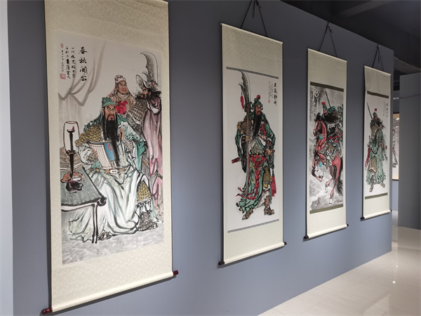 圖三:曾成聰美術館關公主題畫展現場。.jpg