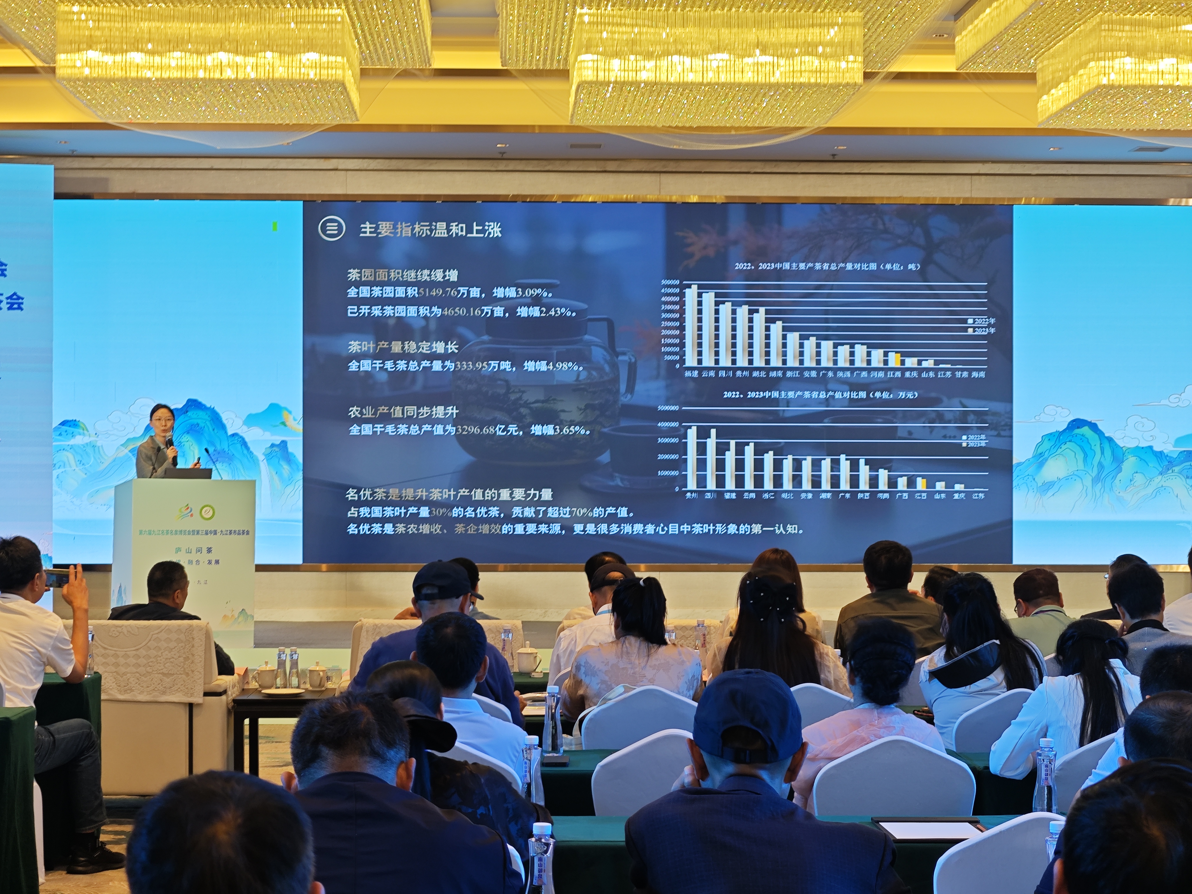 图二 李佳禾作《2023中国茶叶产销形勢暨2024春茶情况》报告.jpg