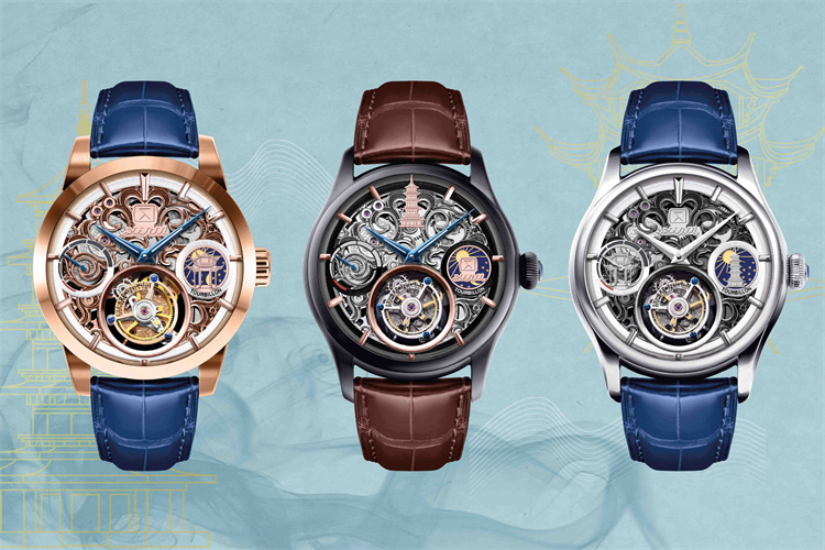 開幕儀式上，正式發布萬希泉與「西湖牌」聯乘的全新系列陀飛輪腕表。.jpg