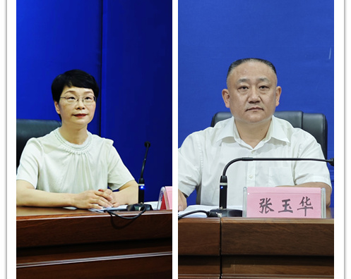 图三 九江市文广旅局三级调研员朱小倩(左)、宣传推广科科长张玉华(右)回答记者提问.jpg