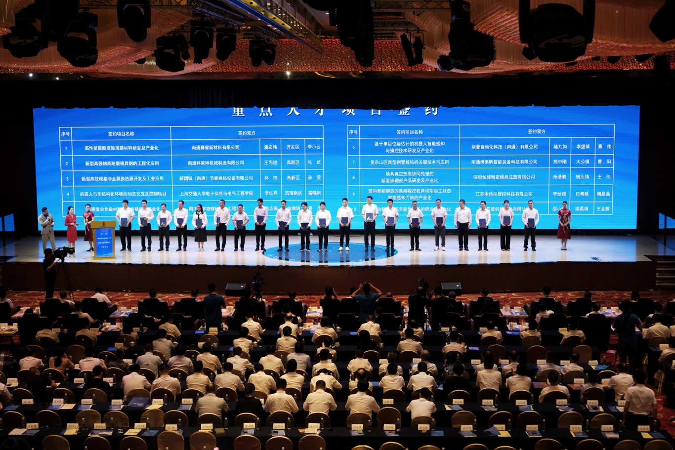 圖2：涵蓋人工智能、生物科技、新能源、新材料等領域的40個項目現場簽約。[1].jpeg
