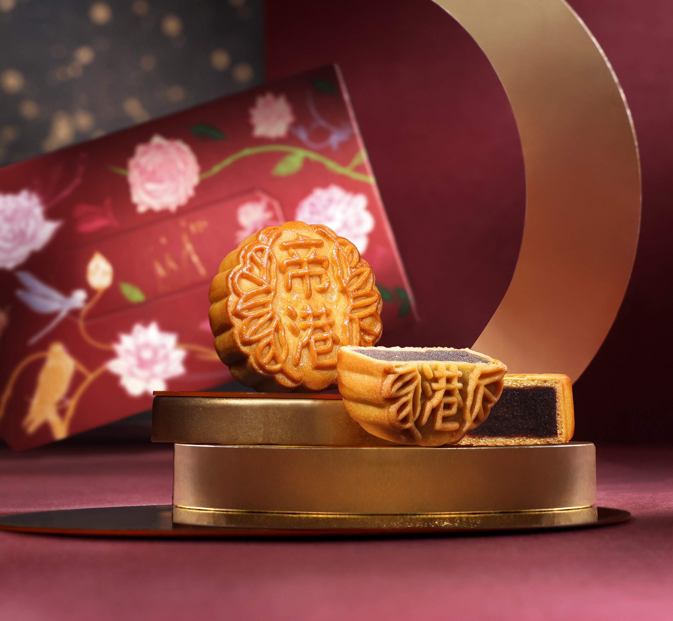 Mini Red Bean Paste mooncake迷你陳皮豆沙月餅.jpg