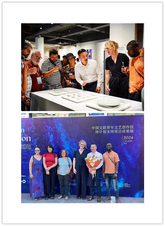 图三 章晨和外国陶瓷艺术爱好者交流.jpg