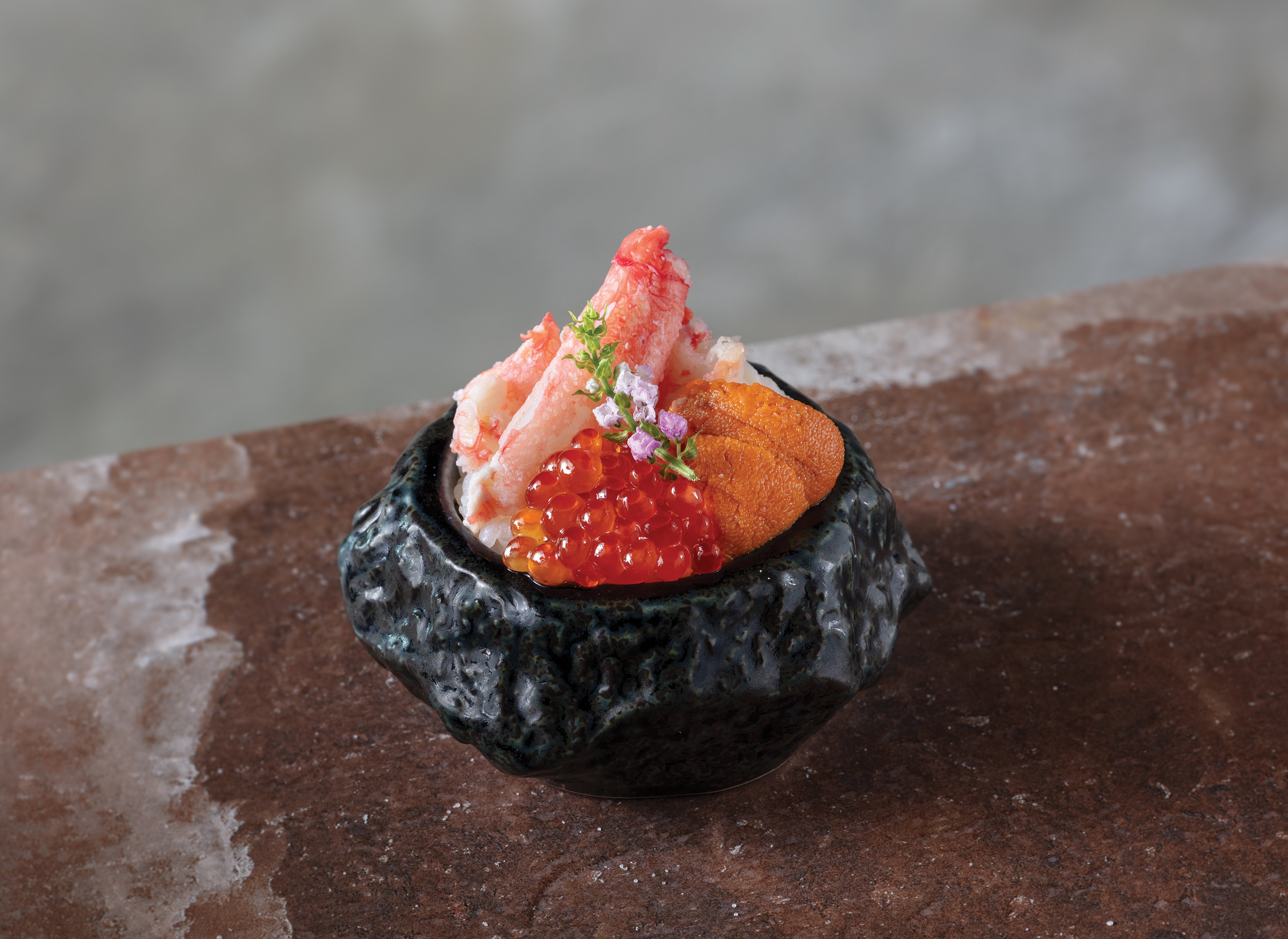 馬糞海膽紅蟹迷你壽司飯 Bafun Sea Urchin and Deep-Sea Red Crab Mini Sushi Rice (Hokkaido).jpg