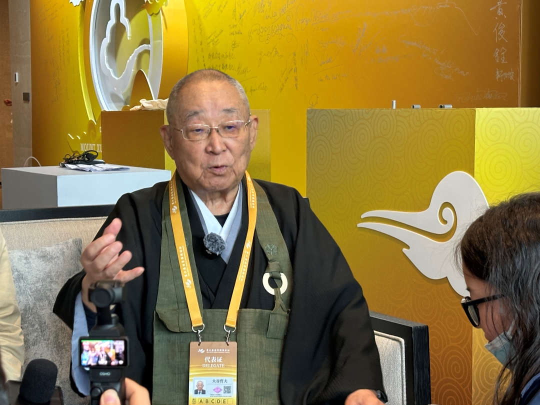圖2圖說:國際(日中)禪文化交流協會會長大谷哲夫法師多年來致力於中日佛教友好交流交往。.jpg