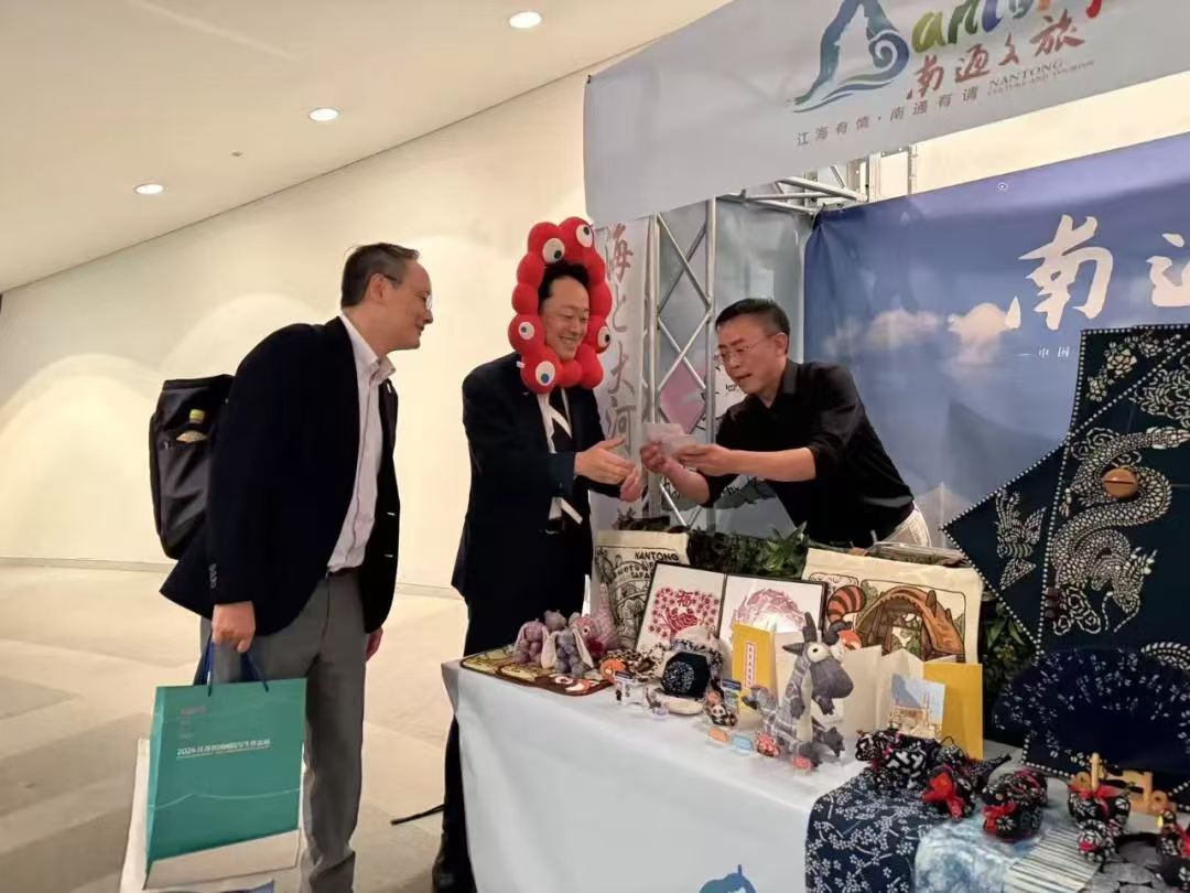 圖二:南通市文化廣電和旅遊局在日本大阪世博會開展入境遊推介交流活動(南通市文化廣電和旅遊局供圖).jpg
