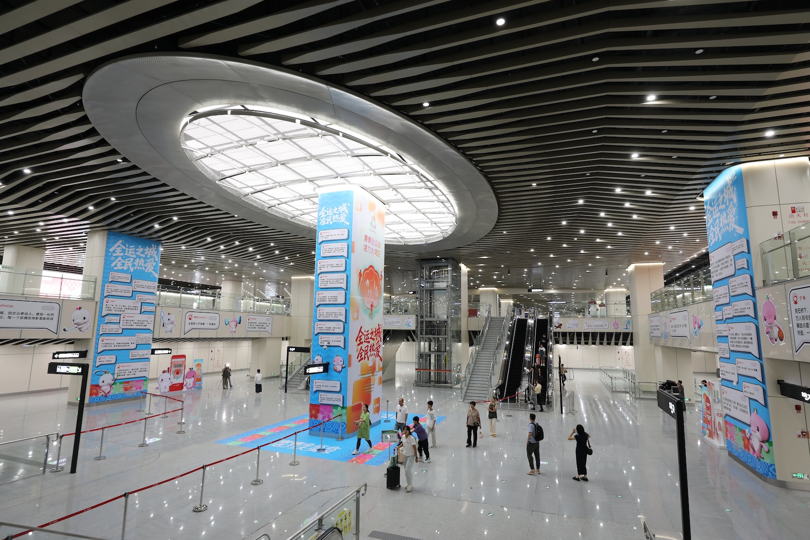 全民共話全運地鐵展示空間正式在地鐵廣州白雲站亮相1-王貞言.jpg