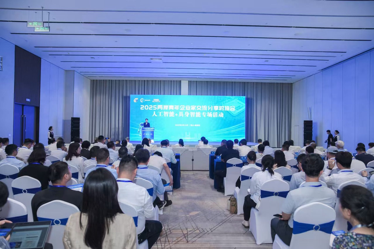 圖二：2025兩岸青年企業家交流分享對接會人工智能 具身智能專場活動（由活動方提供）.jpg