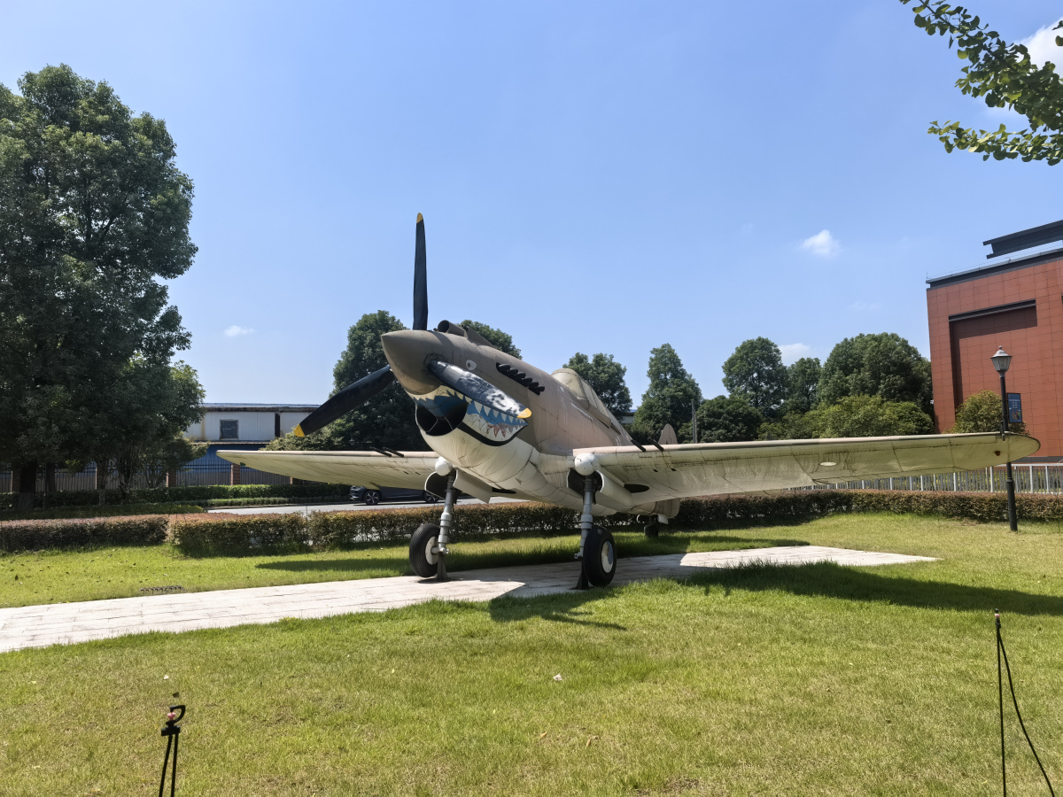 圖1：當年的P-40C戰鬥機（模型）。.jpg