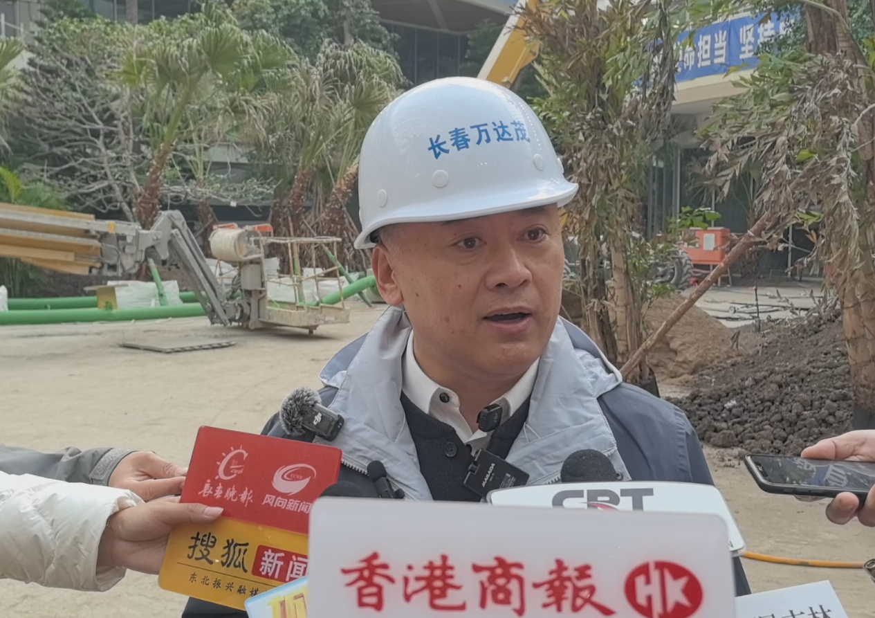 圖說一：長春萬達城商業管理有限公司總經理 冷東岩接受採訪.jpg